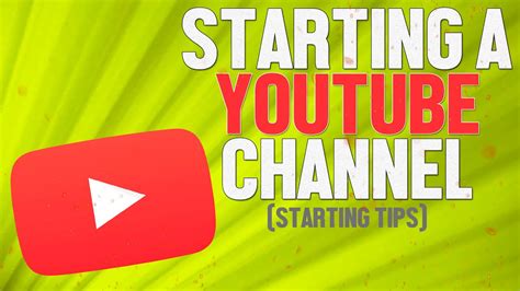 youtube beginner tips|tips for starting youtube channel.